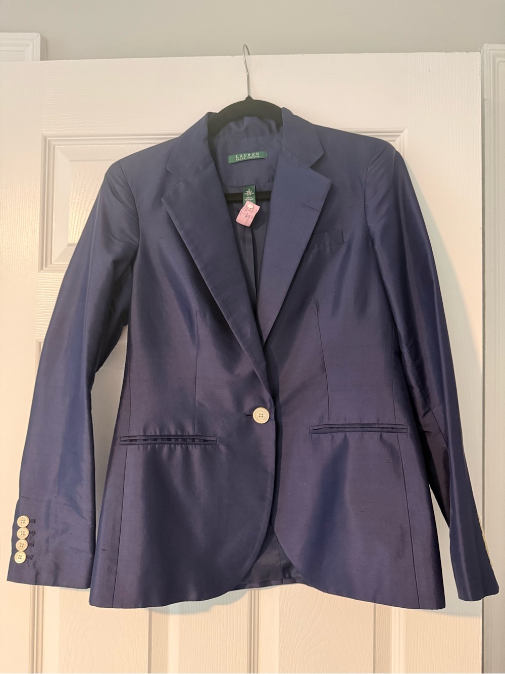 Ralph Lauren Navy Single-Button Blazer